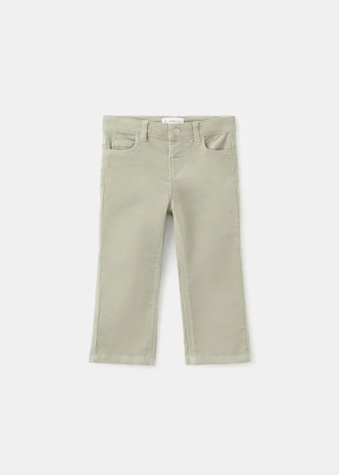 Pantalon évasé en velours côtelé Pantalon évasé en velours côtelé