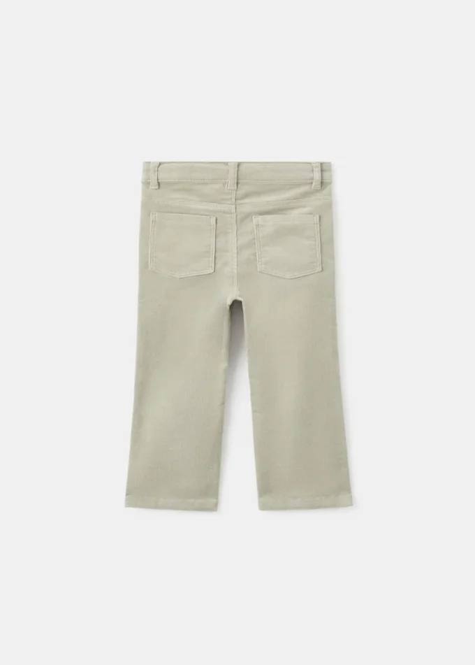 Pantalon évasé en velours côtelé Pantalon évasé en velours côtelé