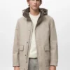 Parka avec capuche intérieure amovible