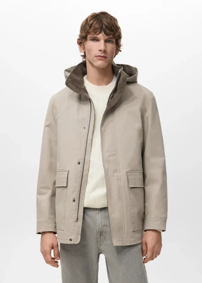 Parka avec capuche intérieure amovible