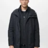Parka matelassée détachable et déperlante