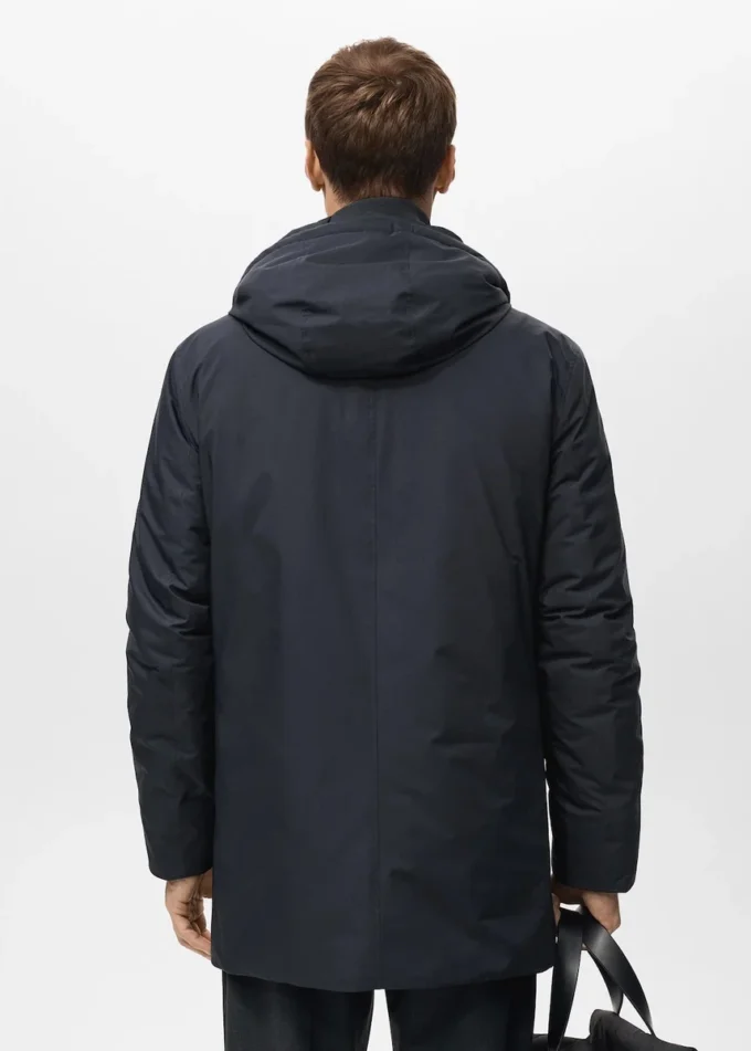 Parka matelassée détachable et déperlante