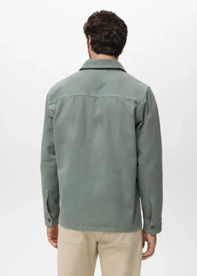 Poches de surchemise en denim