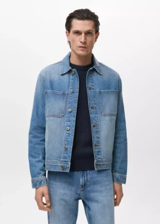 Poches de veste en denim