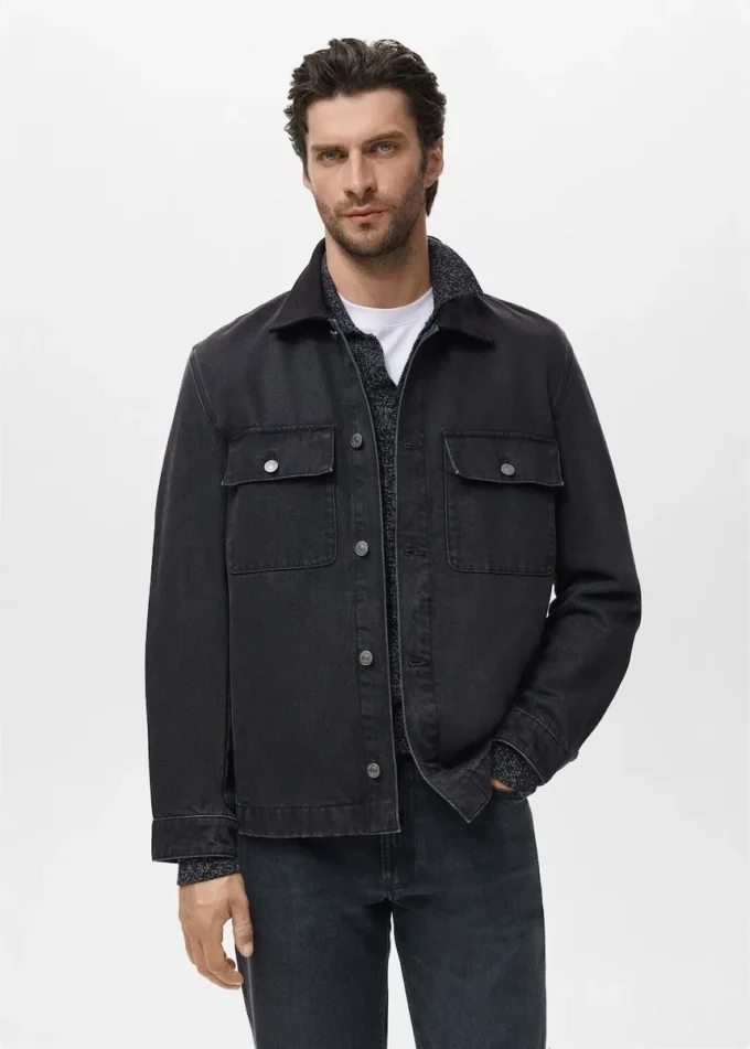 Poches de veste en denim
