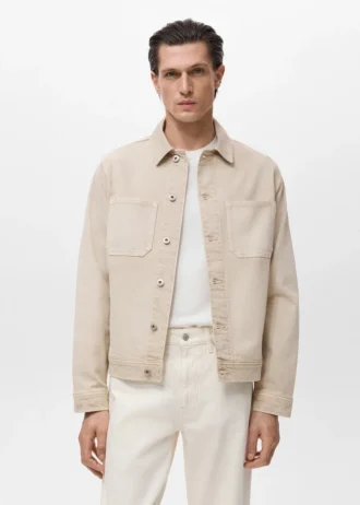 Poches de veste en denim