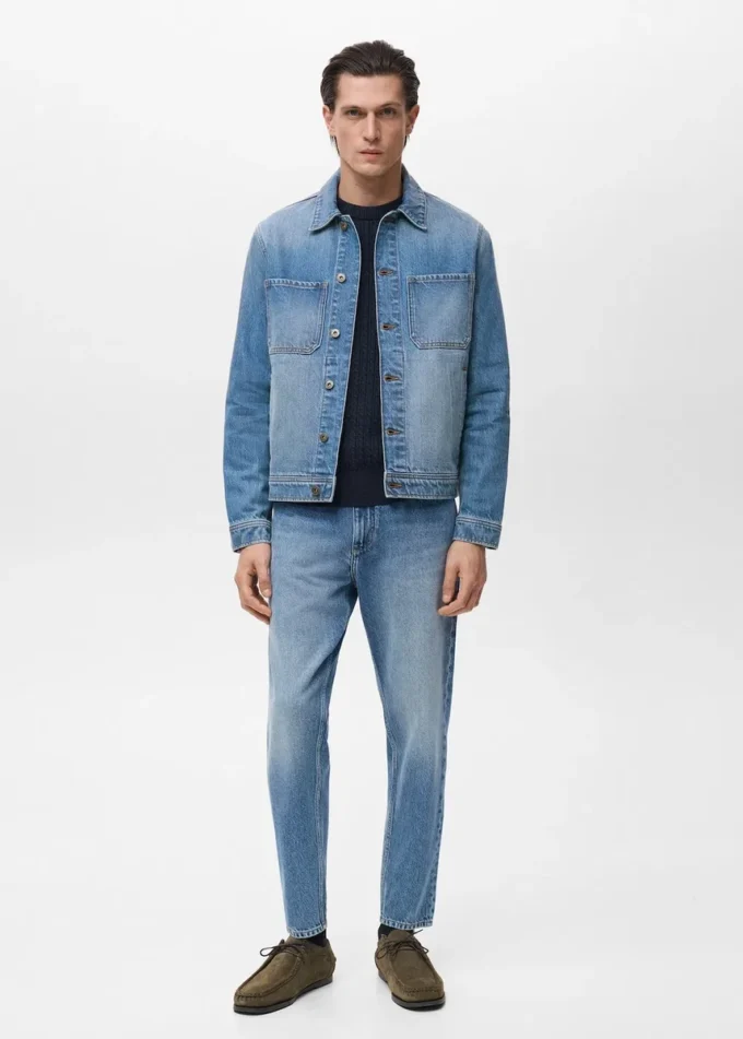 Poches de veste en denim