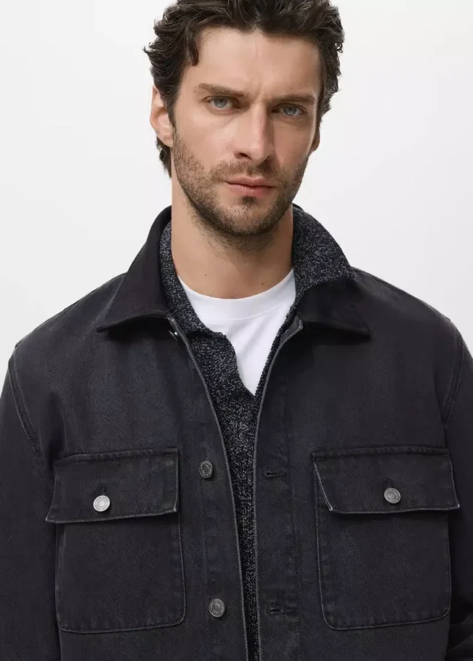 Poches de veste en denim