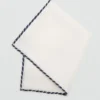 Pochette de costume brodée 100 % soie