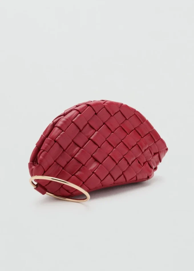 Pochette en cuir tressé Pochette en cuir tressé