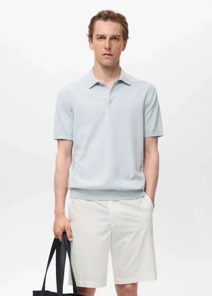 Polo 100 % coton en maille fine Polo 100 % coton en maille fine