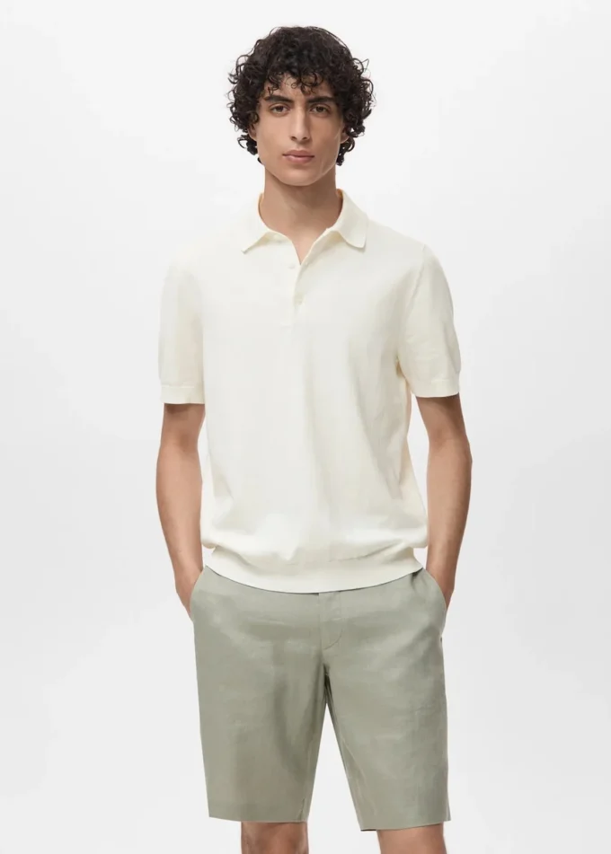Polo 100 % coton en maille fine Polo 100 % coton en maille fine
