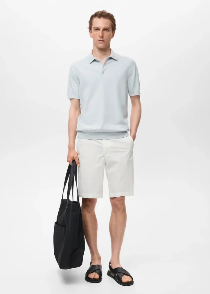 Polo 100 % coton en maille fine Polo 100 % coton en maille fine