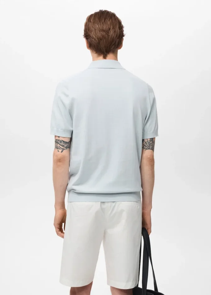 Polo 100 % coton en maille fine Polo 100 % coton en maille fine