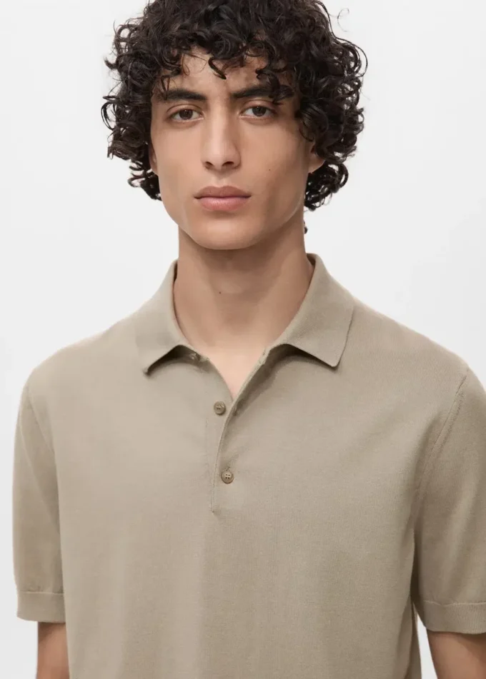 Polo 100 % coton en maille fine Polo 100 % coton en maille fine