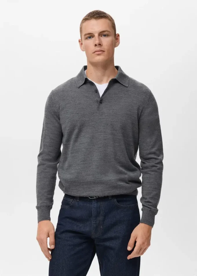Polo 100 % laine mérinos Polo 100 % laine mérinos