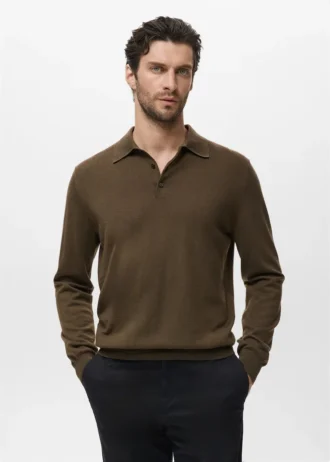 Polo 100 % laine mérinos