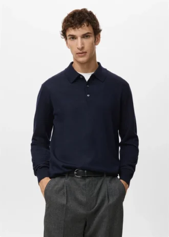 Polo 100 % laine mérinos