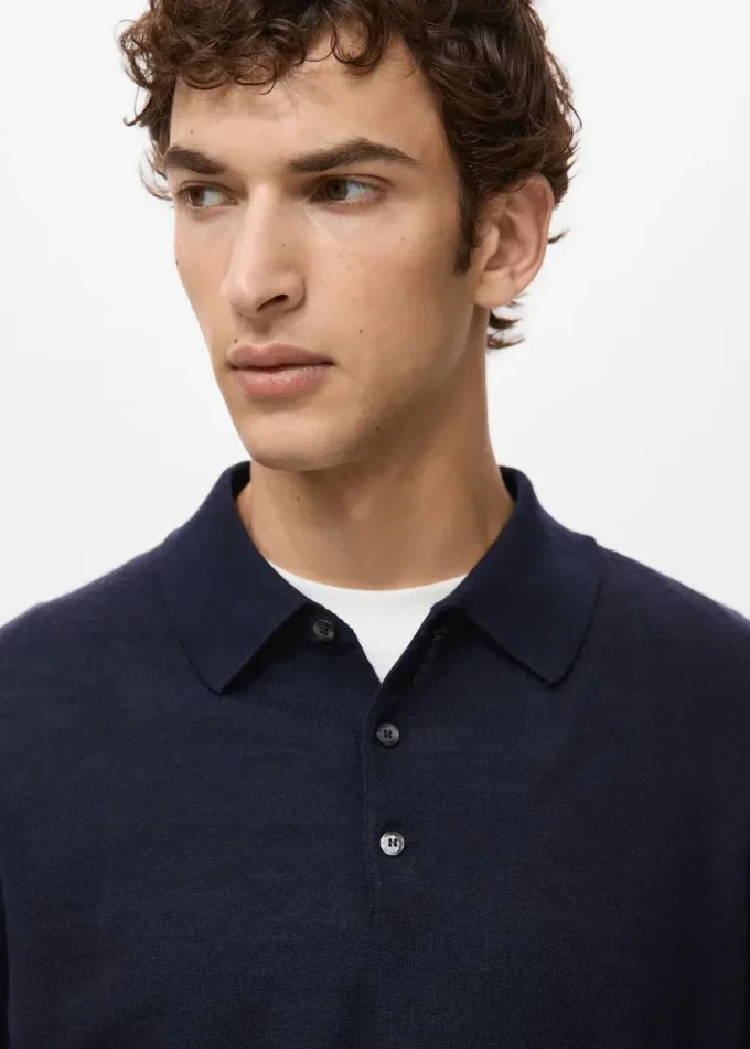 Polo 100 % laine mérinos Polo 100 % laine mérinos