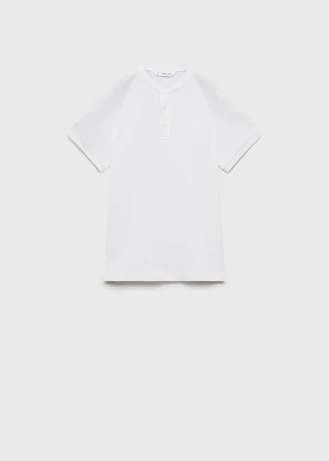 Polo à col mao
