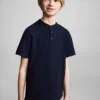 Polo à col mao