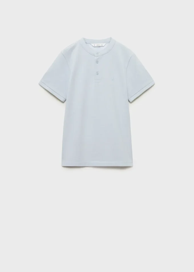 Polo à col mao