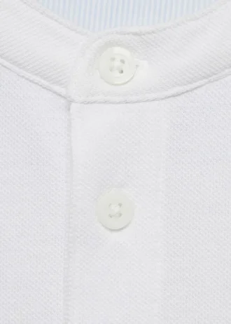 Polo à col mao