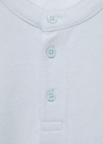 Polo à col mao