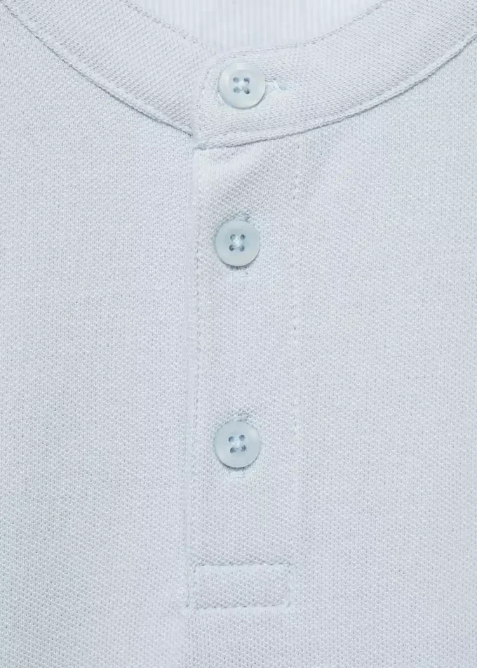 Polo à col mao