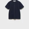 Polo à col mao