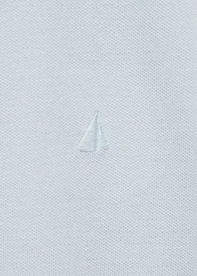 Polo à col mao