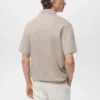 Polo en coton à coupe décontractée Polo en coton à coupe décontractée