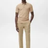 Polo en coton finement tricoté Polo en coton finement tricoté