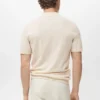 Polo en coton finement tricoté Polo en coton finement tricoté