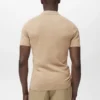 Polo en coton finement tricoté Polo en coton finement tricoté
