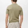 Polo en coton finement tricoté Polo en coton finement tricoté