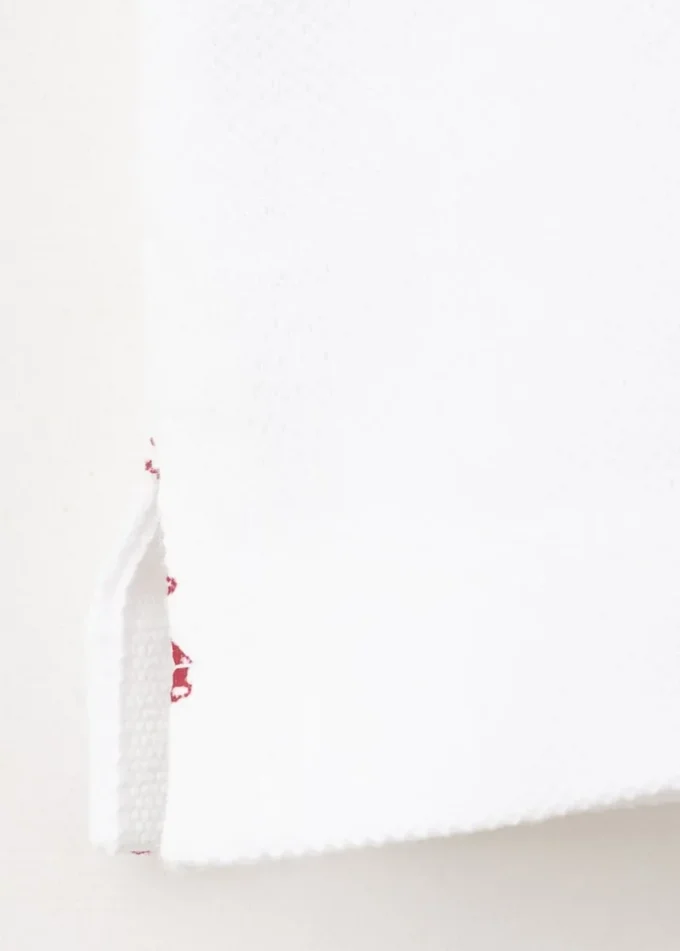 Polo en coton imprimé