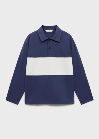 Polo en coton imprimé
