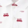Polo en coton imprimé