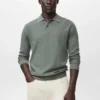 Polo en coton micro-structuré