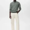 Polo en coton micro-structuré