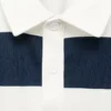 Polo en coton rayé