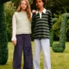 Polo en coton rayé