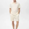 Polo en coton seersucker Polo en coton seersucker