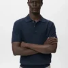 Polo en coton tricoté Polo en coton tricoté