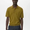 Polo en coton tricoté Polo en coton tricoté