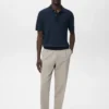 Polo en coton tricoté Polo en coton tricoté