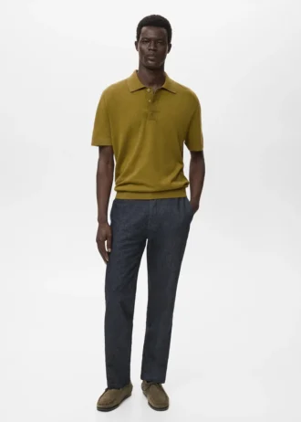 Polo en coton tricoté Polo en coton tricoté