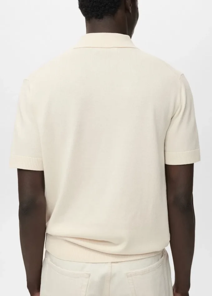Polo en coton tricoté Polo en coton tricoté
