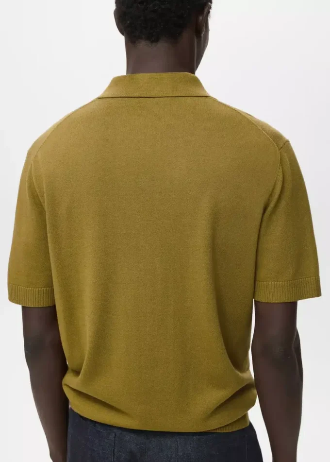 Polo en coton tricoté Polo en coton tricoté